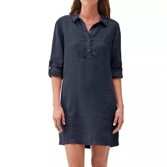 NWT Michael Stars Woven Linen Eleanor Utility Dress - Picture 1 of 8